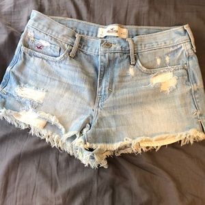 Hollister jean shorts